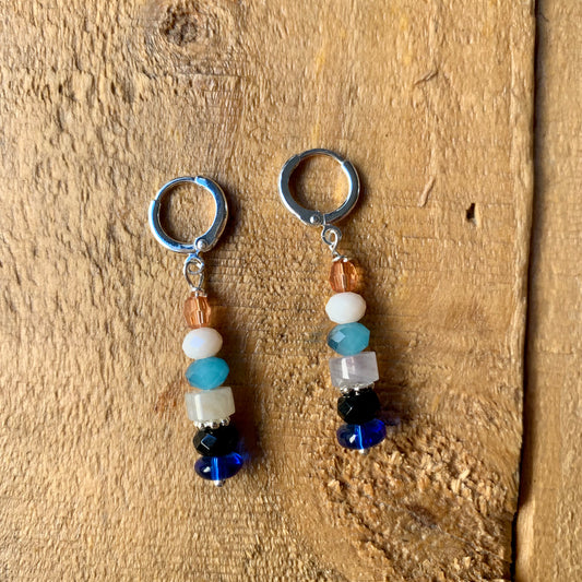 Multicolor Beaded Earringd - ByMNC