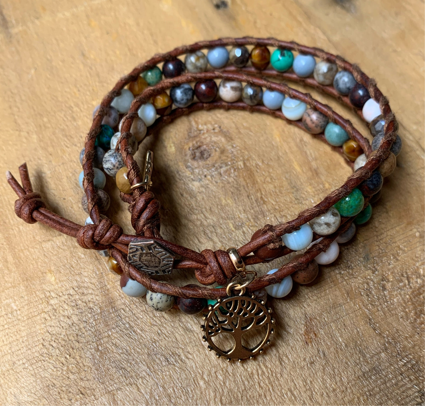 Lotus Flower Wrap Bracelet - ByMNC