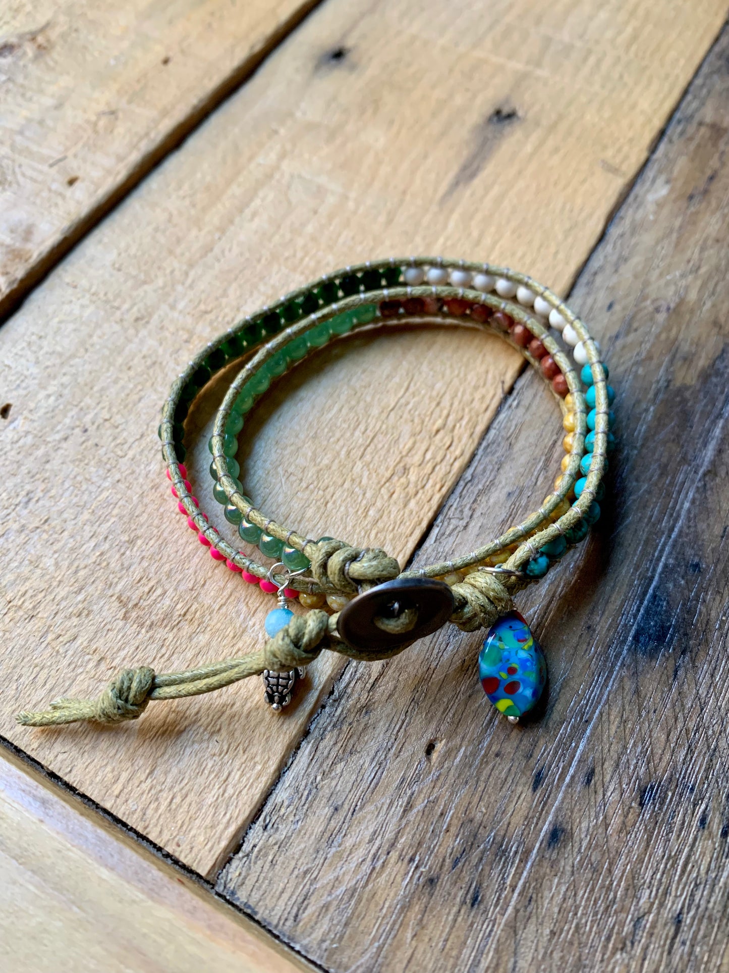 Colorful Neutral Wrap Bracelet - ByMNC