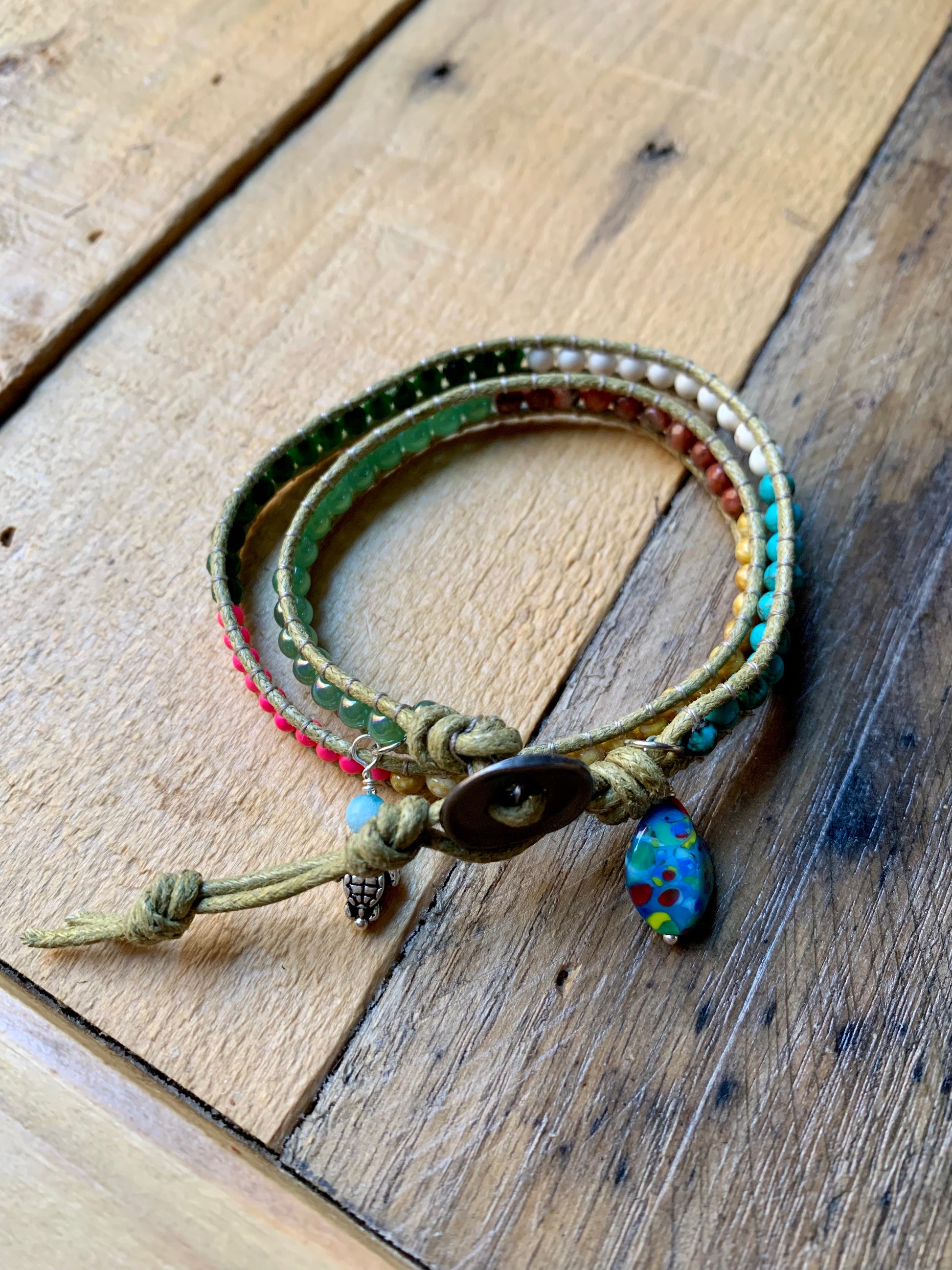 Colorful Neutral Wrap Bracelet - ByMNC