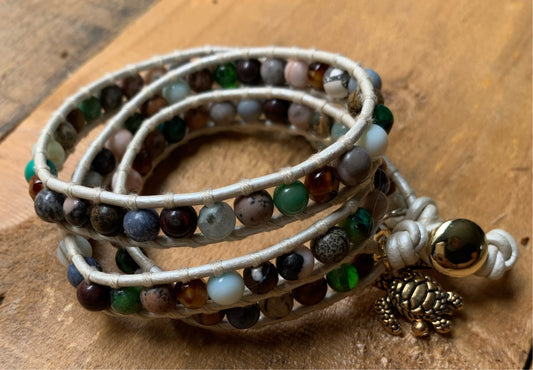 White Wrap Bracelet - ByMNC